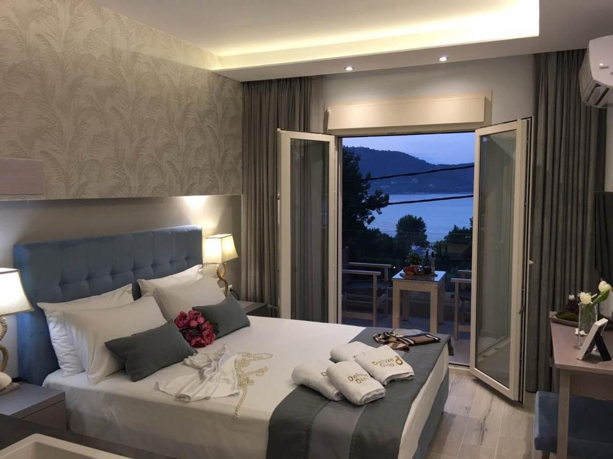 Deluxe Dina Apartment Skala Potamia  Bagian luar foto